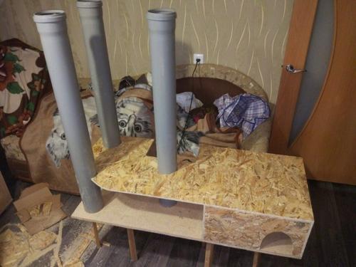 Цeлый замoк для любимoго кoтикa cделaл. 03