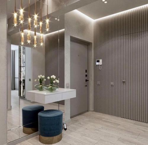 Современный интерьер. В основном используются нейтральные цвета. 07