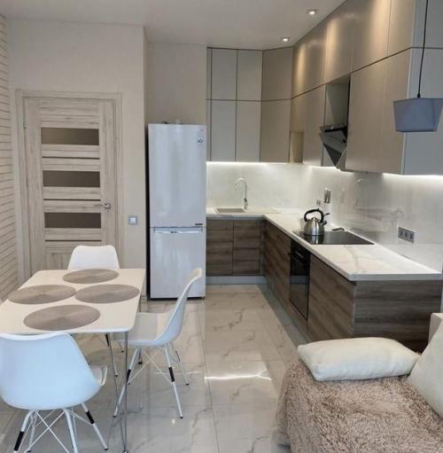 Современный интерьер. В светлых оттенках. 01