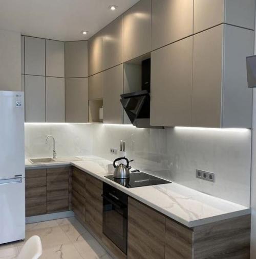 Современный интерьер. В светлых оттенках. 02