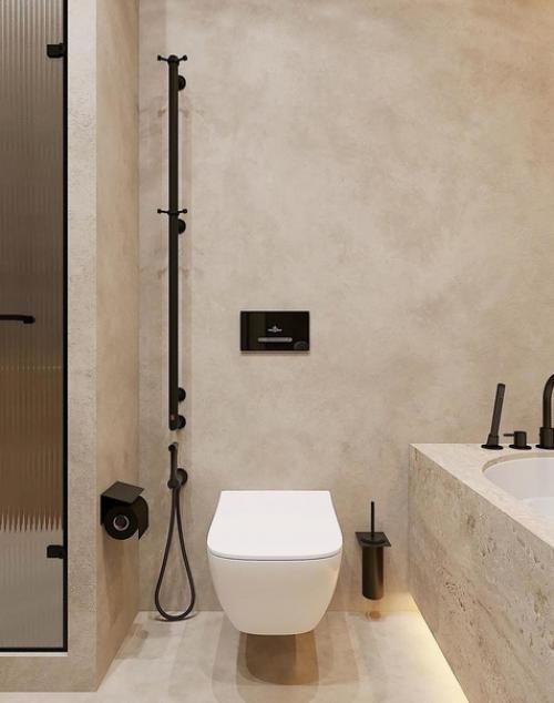 Минималистичный объединенный санузел. 04