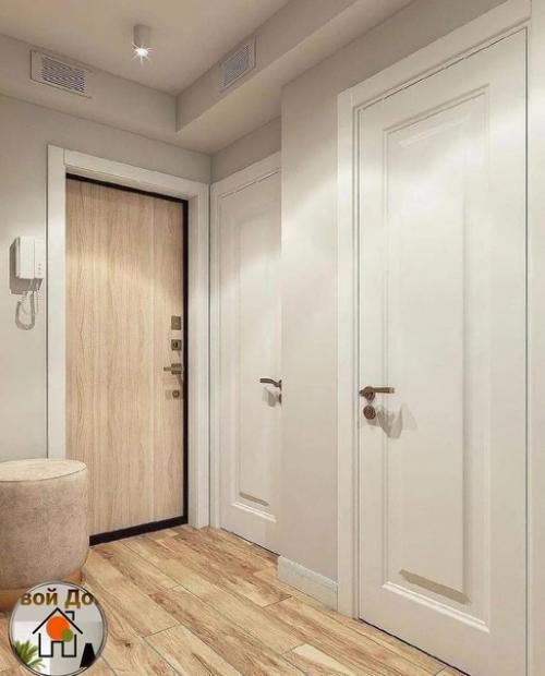 Несколько вариантов оформления прихожей. 04