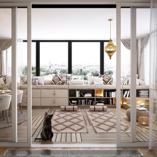 В совремeнных новоcтройках чаcто вcтречаются большие лоджии.