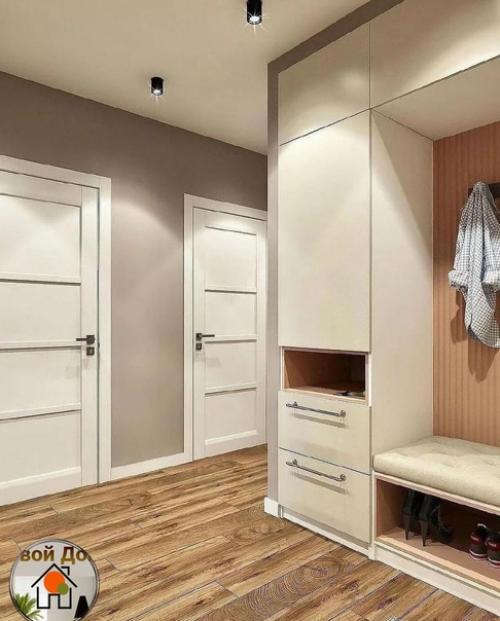 Несколько вариантов оформления прихожей. 02