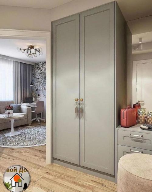 Несколько вариантов оформления прихожей. 05