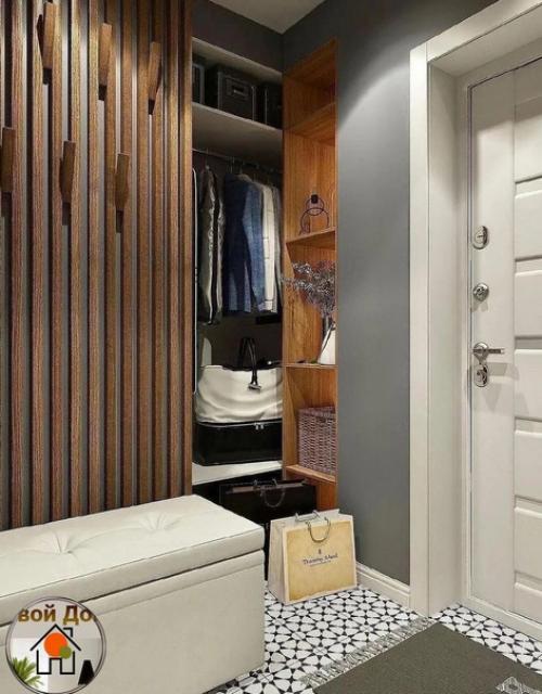 Несколько вариантов оформления прихожей. 08