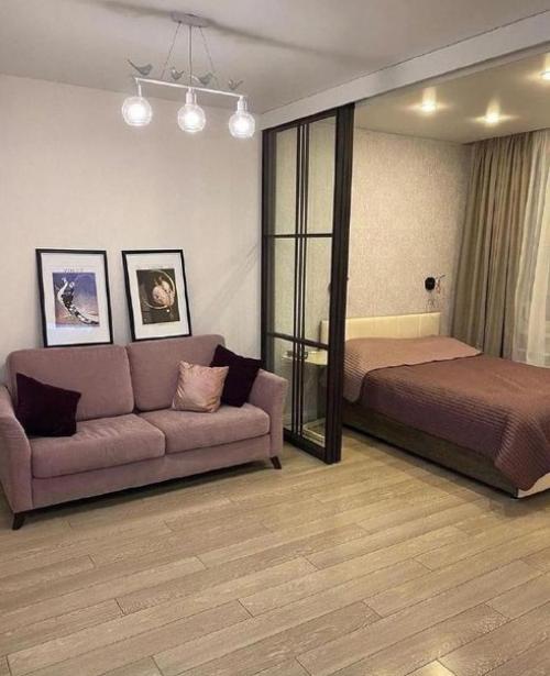 Простая квартира. В приятной цветовой гамме.