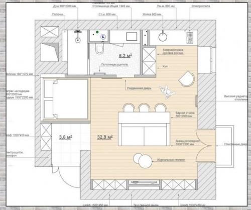 Дизайн - проект квартиры. 08