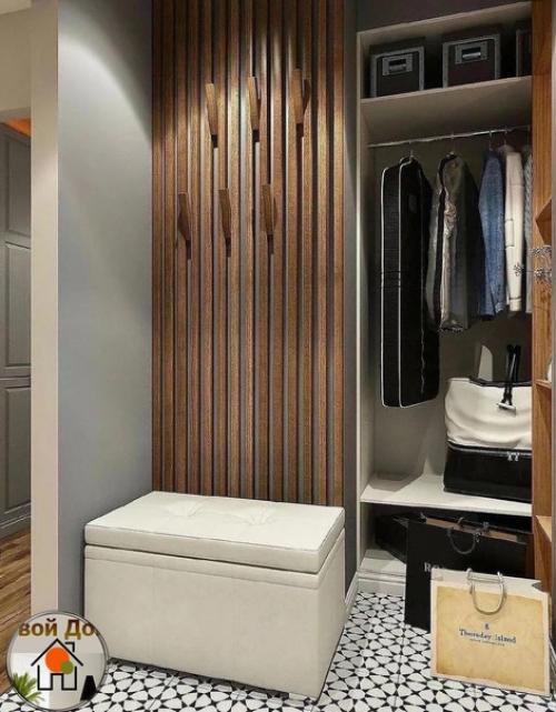 Несколько вариантов оформления прихожей. 07