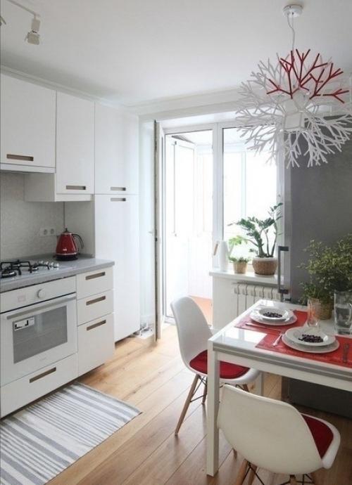 Суперфункиональная студия в скандинавском стиле.