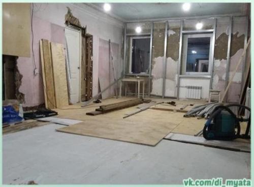 Процесс ремонта кухни. 01