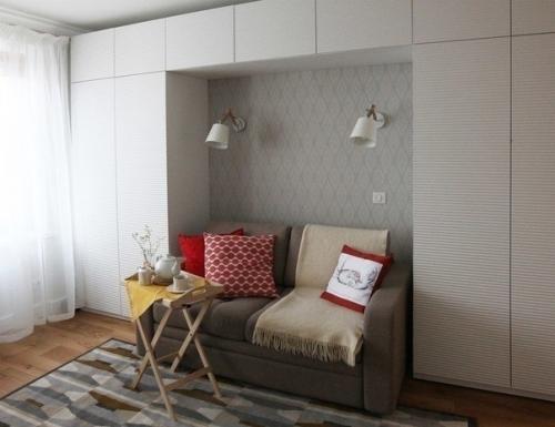 Суперфункиональная студия в скандинавском стиле. 03