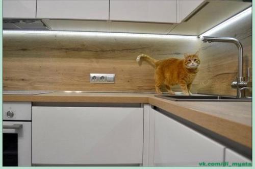 До и после ремонта кухни. 05