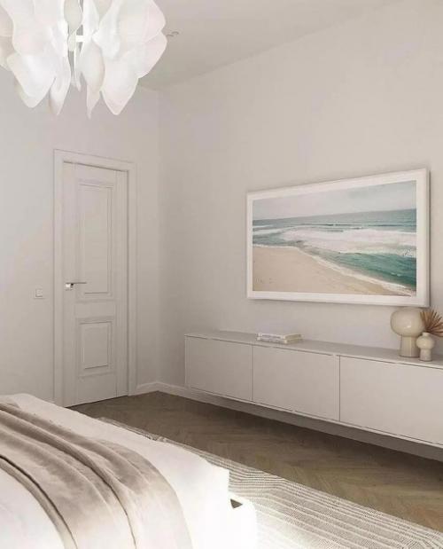 Оформление квартиры. В светлых, спокойных тонах. 06