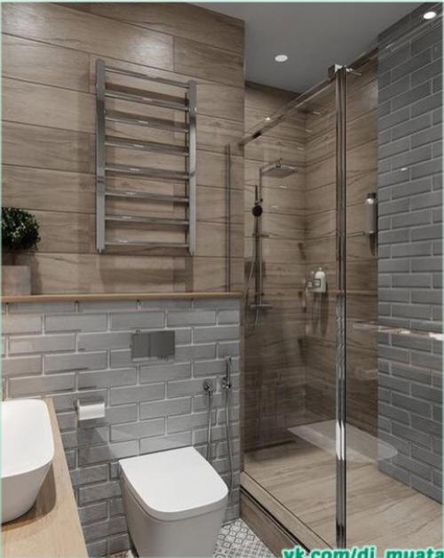 Интерьер санузла. В современном стиле. 01