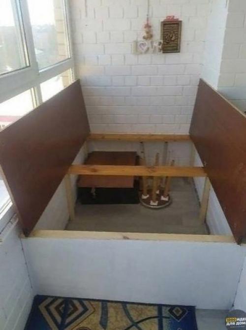 Процесс переделки балкона. 01