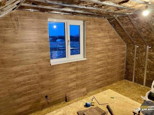 Процесс ремонта чердака. 03