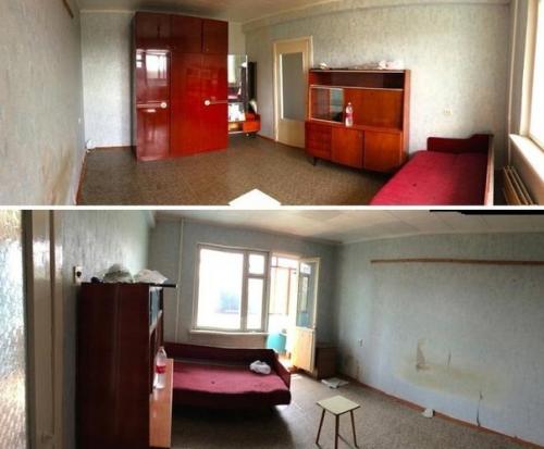 Процесс ремонта квартиры.