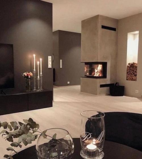 Интерьер квартиры. В приятных, нежных оттенках.