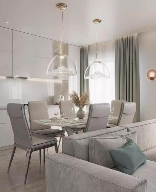 Оформление квартиры. В светлых, спокойных тонах. 03