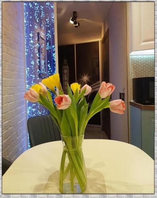 Небольшая кухня. Современная. 01