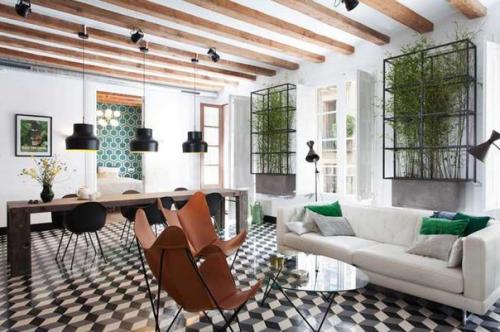 Просторная квартира. В современном стиле. 01