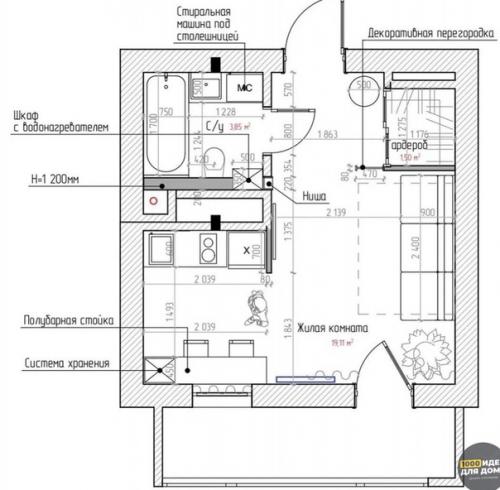 Идея дизайна интерьера. 09