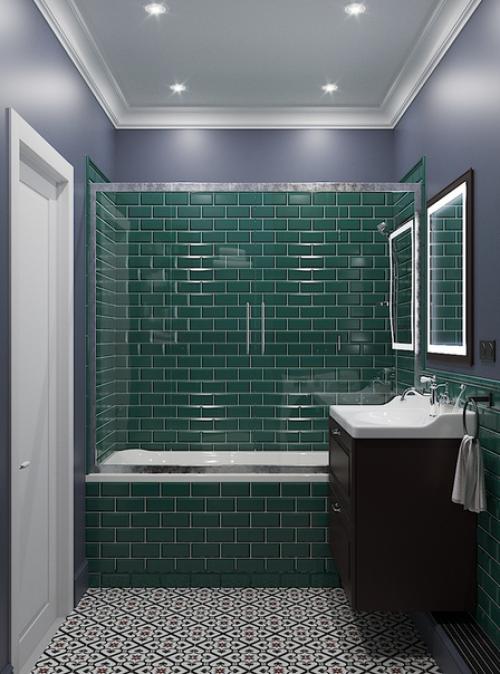 Проект ванной комнаты 4, 9 кв. 03