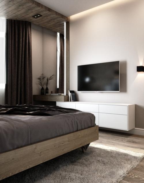 Проект спальни в Краснодаре, площадь 17, 9 кв. 02