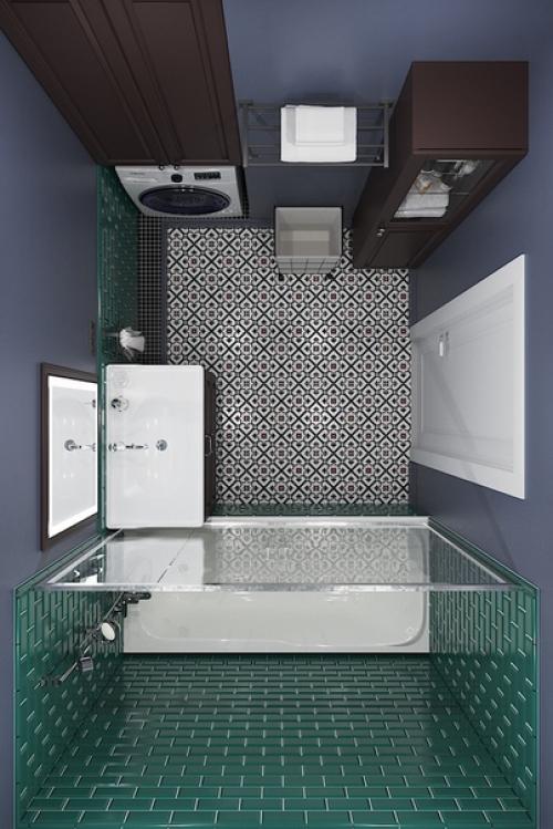 Проект ванной комнаты 4, 9 кв. 04