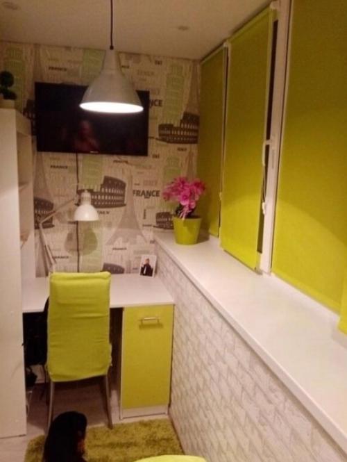 Результат переделки балкона.