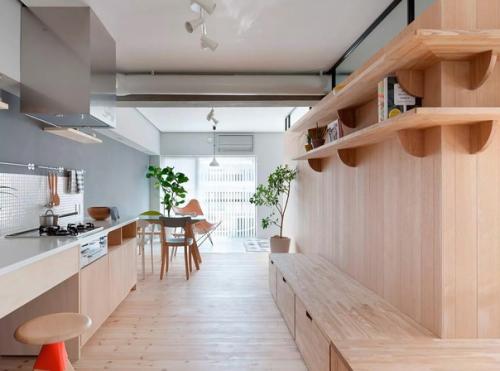 Варианты оформления просторной кухни. 01