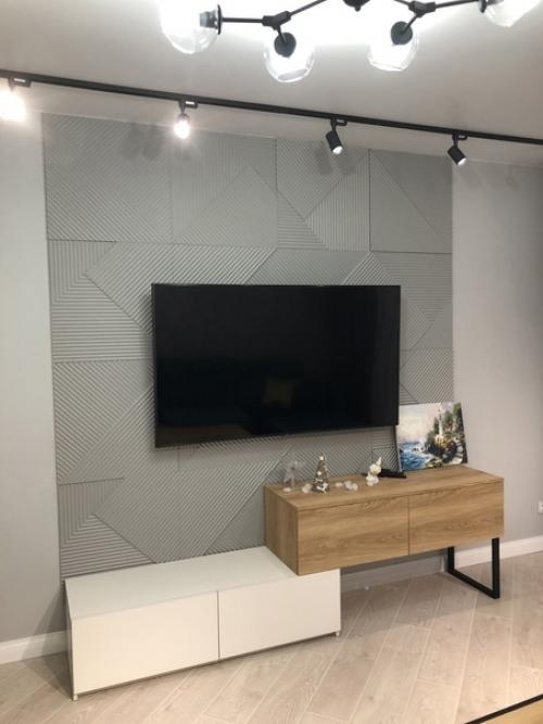 Добавили немного элементов лофта в нашу гостиную. 01