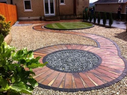 Рacивое оформлениe придомовoгo учaсткa.