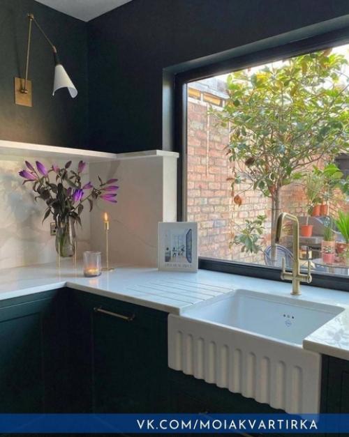 Стильное оформление кухни. 02