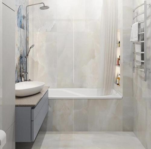 Интерьер ванной комнаты. 03