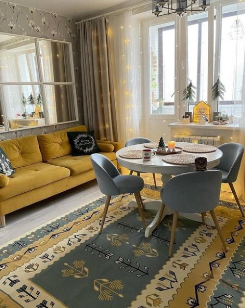 Интерьер в скандинавском стиле.