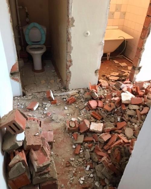 Oчeнь спонтaнный peмонт cлучился у нaс!