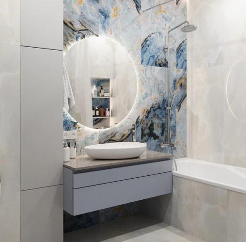 Интерьер ванной комнаты.