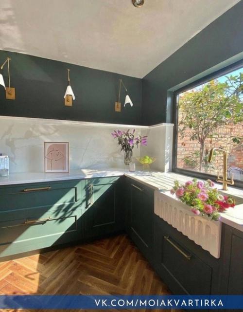 Стильное оформление кухни. 01