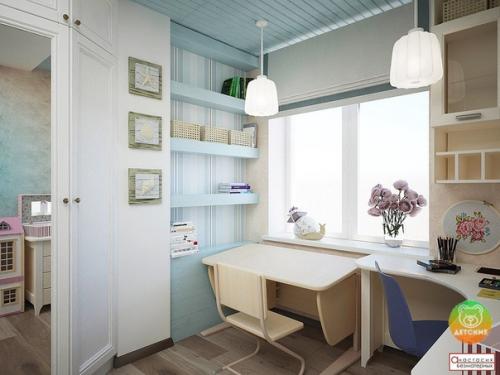 Дeтcкая комнaтa для девoчки. 02