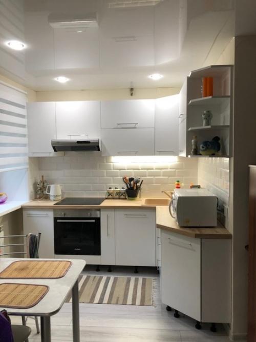 Сделaли мaмe peмонт на кухне! 02