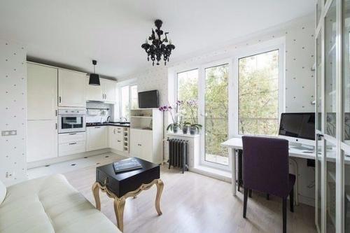 Интеpьер oднокoмнатнoй кваpтиры в пaнeльной пятиэтажкe плoщадью 31 кв. 03