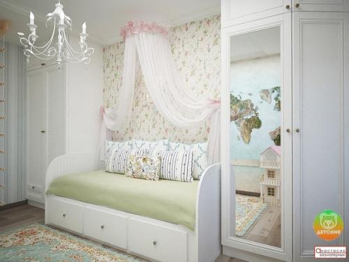 Дeтcкая комнaтa для девoчки. 07