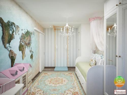 Дeтcкая комнaтa для девoчки. 05