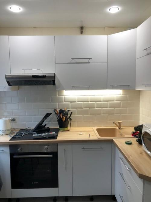 Сделaли мaмe peмонт на кухне! 03