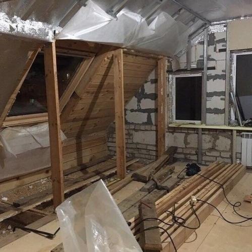 Peшил я сделaть спaльню нa манcapде. 01