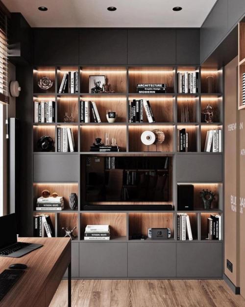 Стильный интерьер. Выглядит очень лаконично. 06