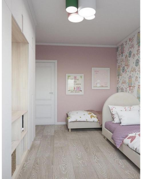 Интерьер комнаты для девочек. 02
