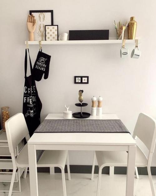 Оформленная кухня красиво. 01